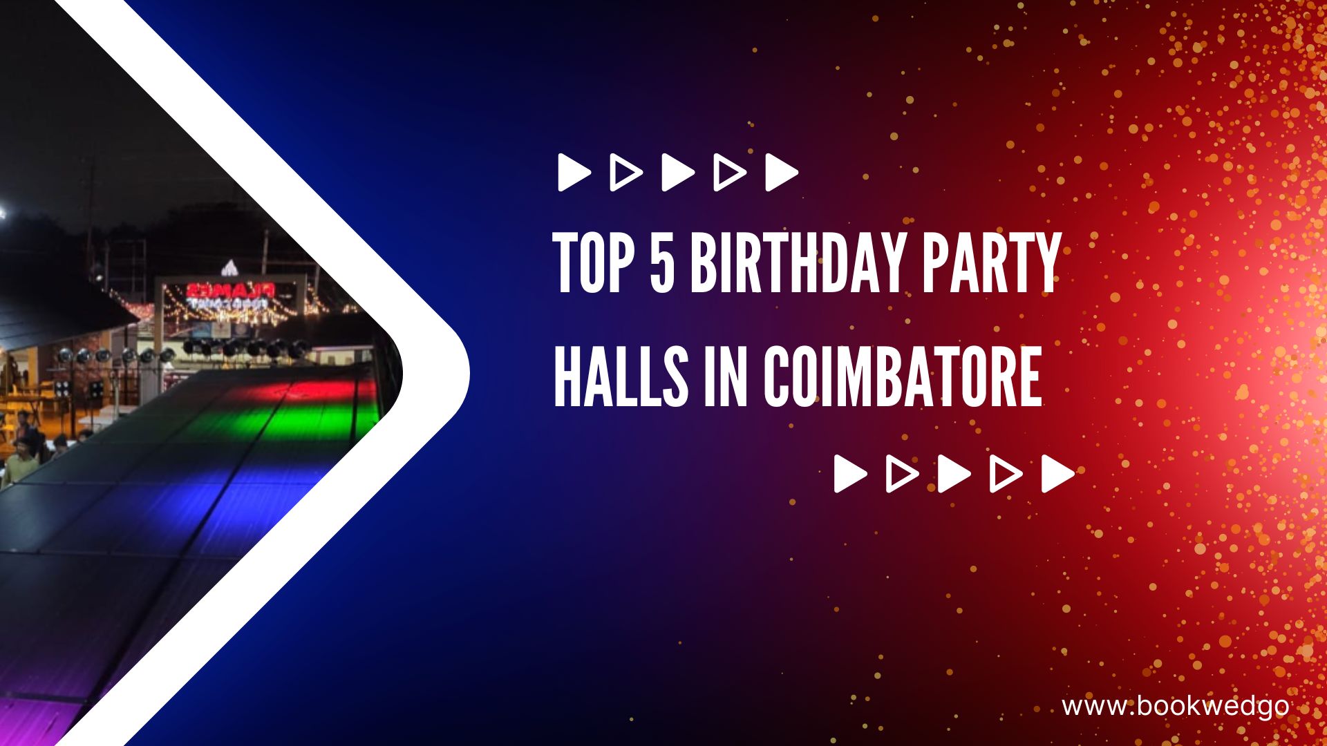 Top 5 Birthday Party Halls in Coimbatore with price