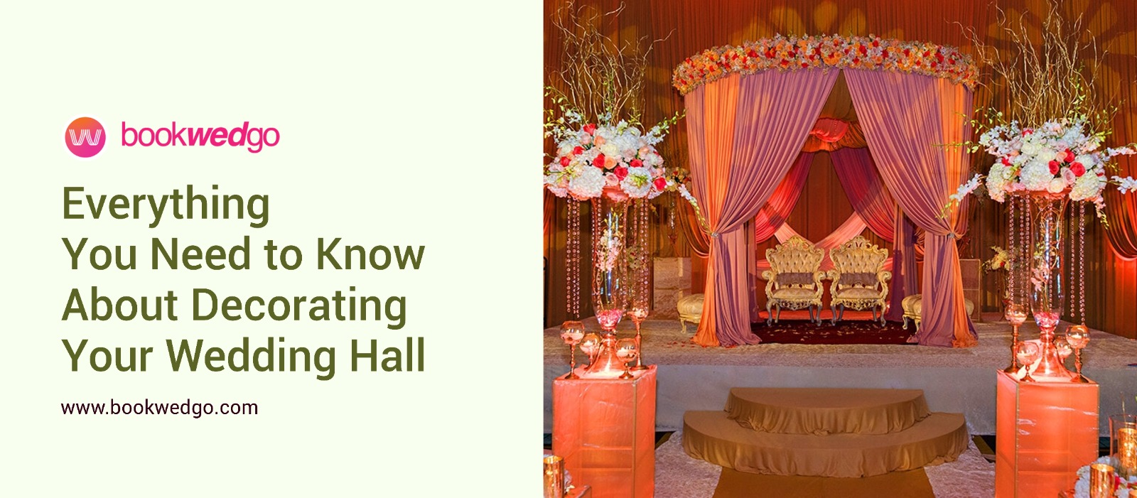 Everything You Need to Know About Decorating Your Wedding Hall